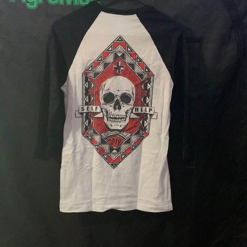 Self Help Fest Band Baseball t shirt